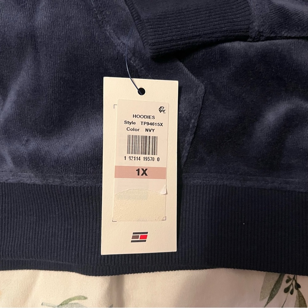 ‼️SOLD‼️ Tommy Hilfiger Navy Sport Hoodie - Picture 8 of 10